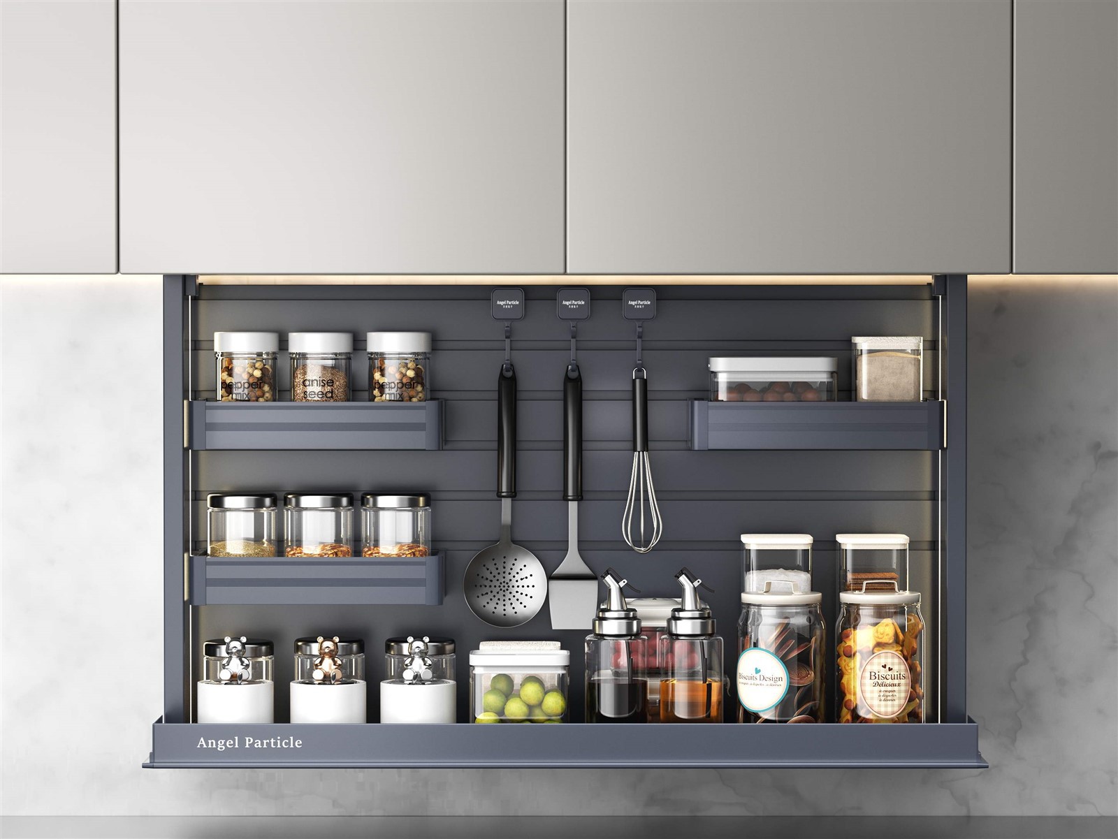 Smart Kitchen Spice Shelf Smart Kitchen Spice Shelf