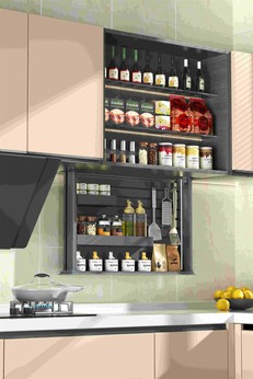 Electric lifting seasoning rack Electric lifting seasoning rack